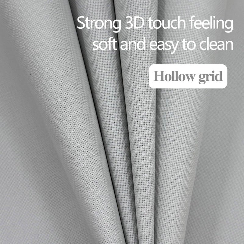 Zhenqing 14CT Aida Cloth - 30x35 Inch Cross Stitch Fabric for Embroidery, Pre-Cut Needlework Material, Acid-Free, Durable Weave(Light Grey) - Image 5